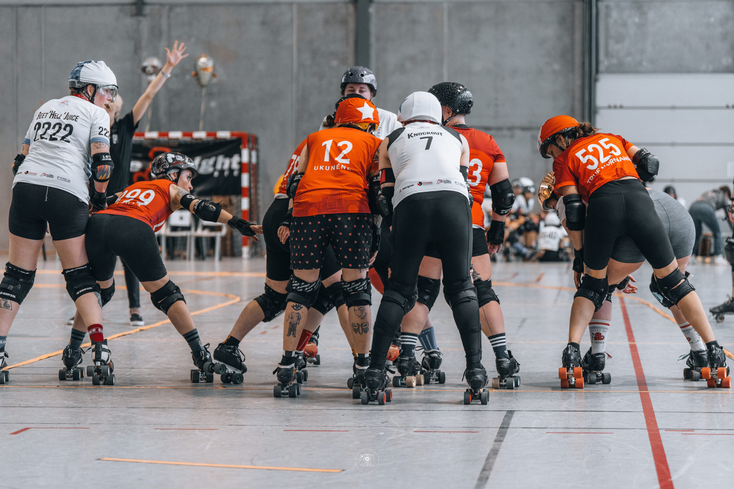 Illustration du sport Roller Derby